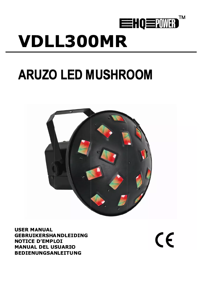 Image de la première page du manuel de l'appareil VDLL300MR