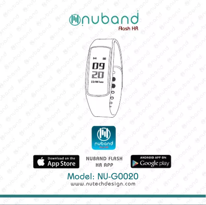 Image de la première page du manuel de l'appareil Flash HR NU-G0020