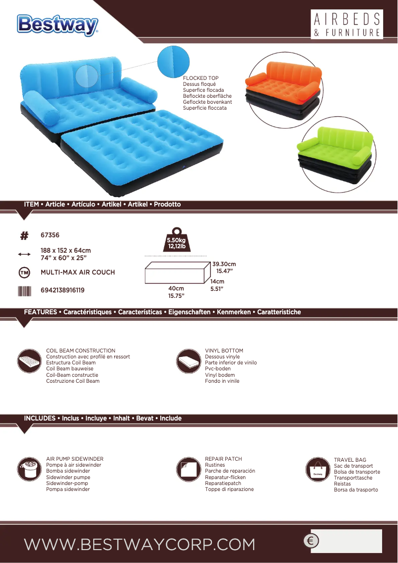 Imagen de la primera página del manual del dispositivo 67380