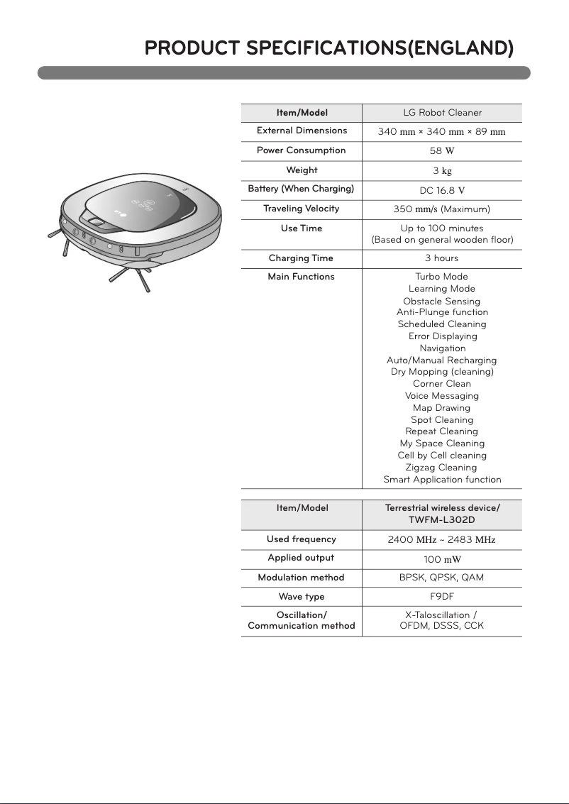 Image de la première page du manuel de l'appareil VSR9640PS