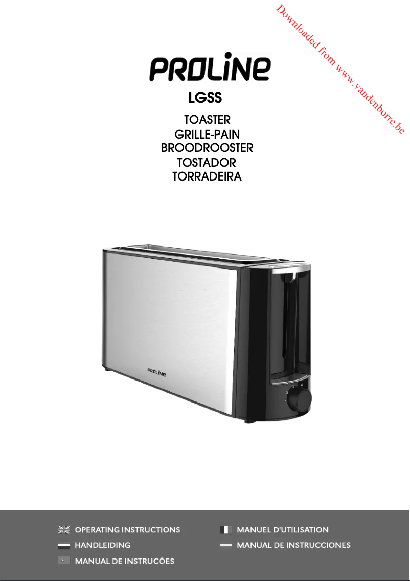 Page 1 de la notice Manuel utilisateur Proline LGSS