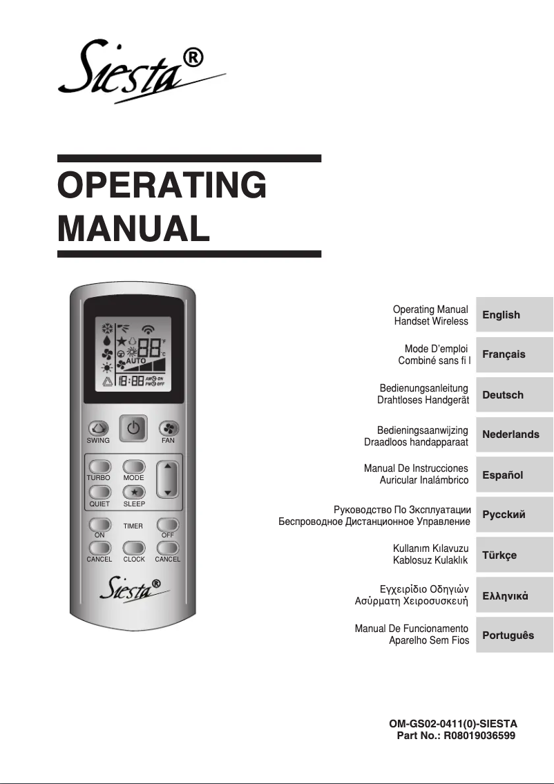 Page 1 de la notice Manuel utilisateur Daikin ACQ125D