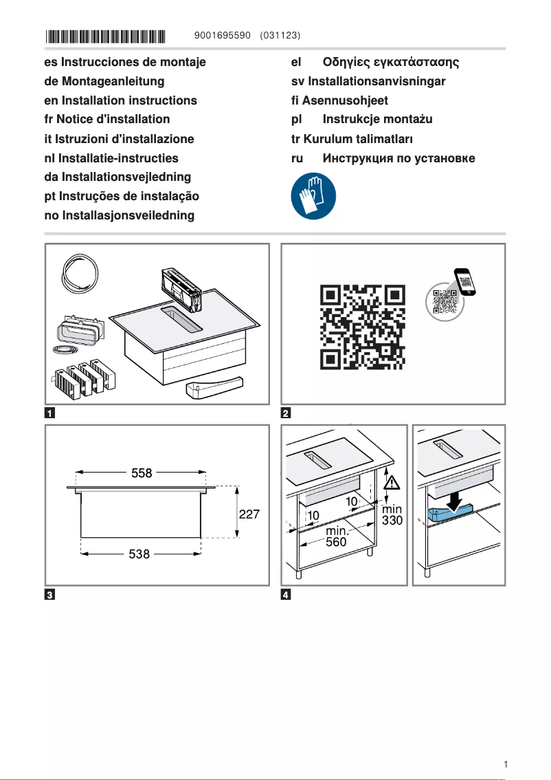 Page 1 de la notice Manuel utilisateur Constructa CV435236
