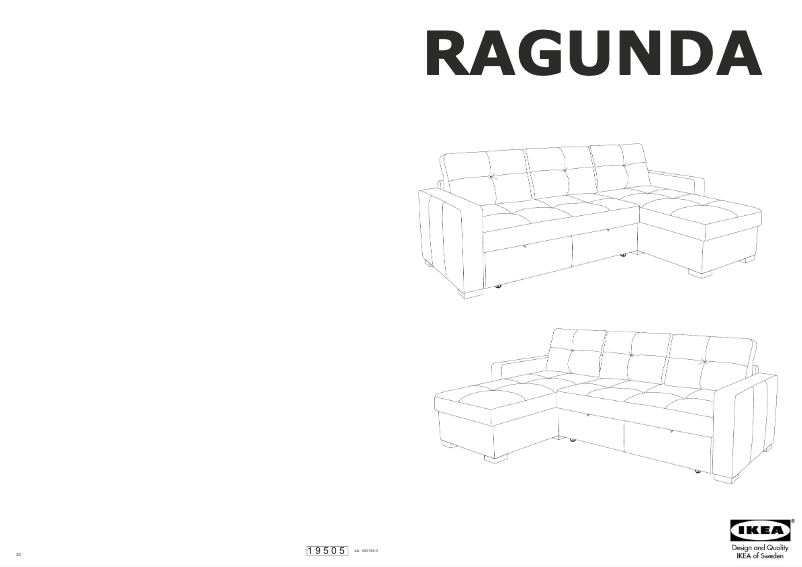 Image de la première page du manuel de l'appareil RAGUNDA