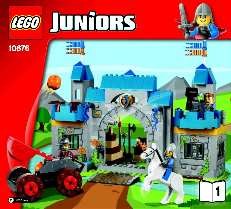 Page 1 de la notice Manuel utilisateur Lego Juniors 10676
