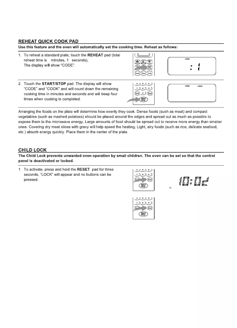 Page 1 de la notice Manuel utilisateur Emerson MW8871B