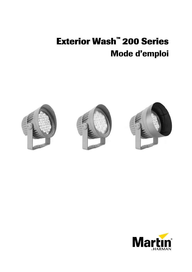 Página 1 del manual Manual de usuario Martin Exterior Wash 220