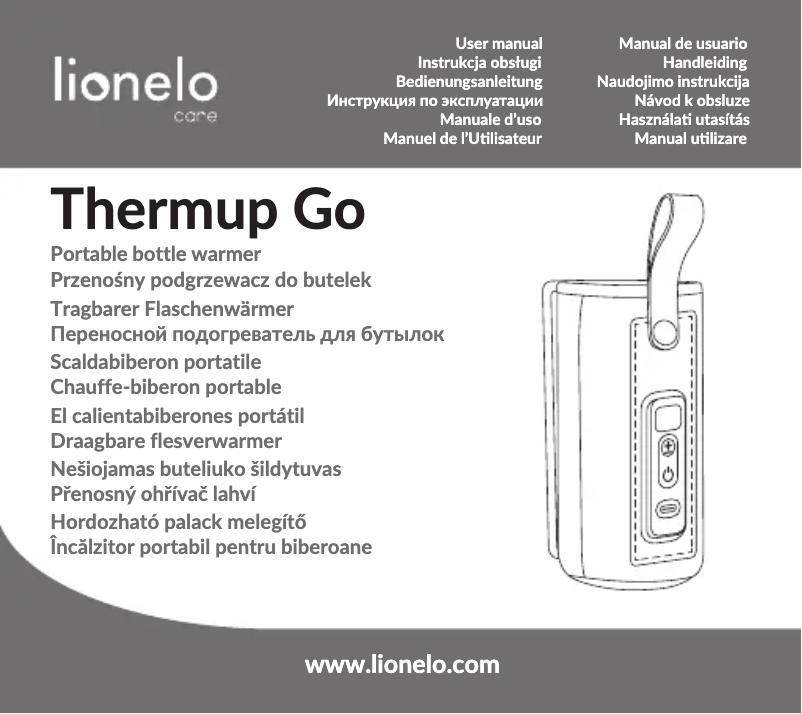 Image de la première page du manuel de l'appareil Thermup Go