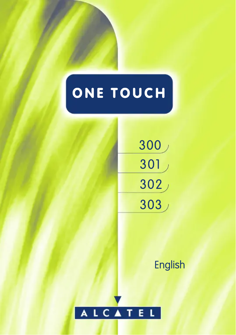 Image de la première page du manuel de l'appareil One Touch 300