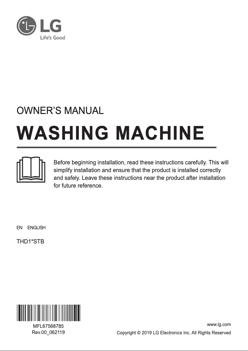 Imagen de la primera página del manual del dispositivo THD11STM