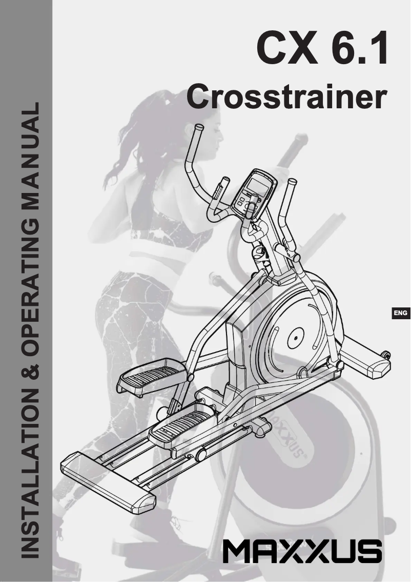 Page 1 de la notice Manuel utilisateur Maxxus CX 6.1 Crosstrainer