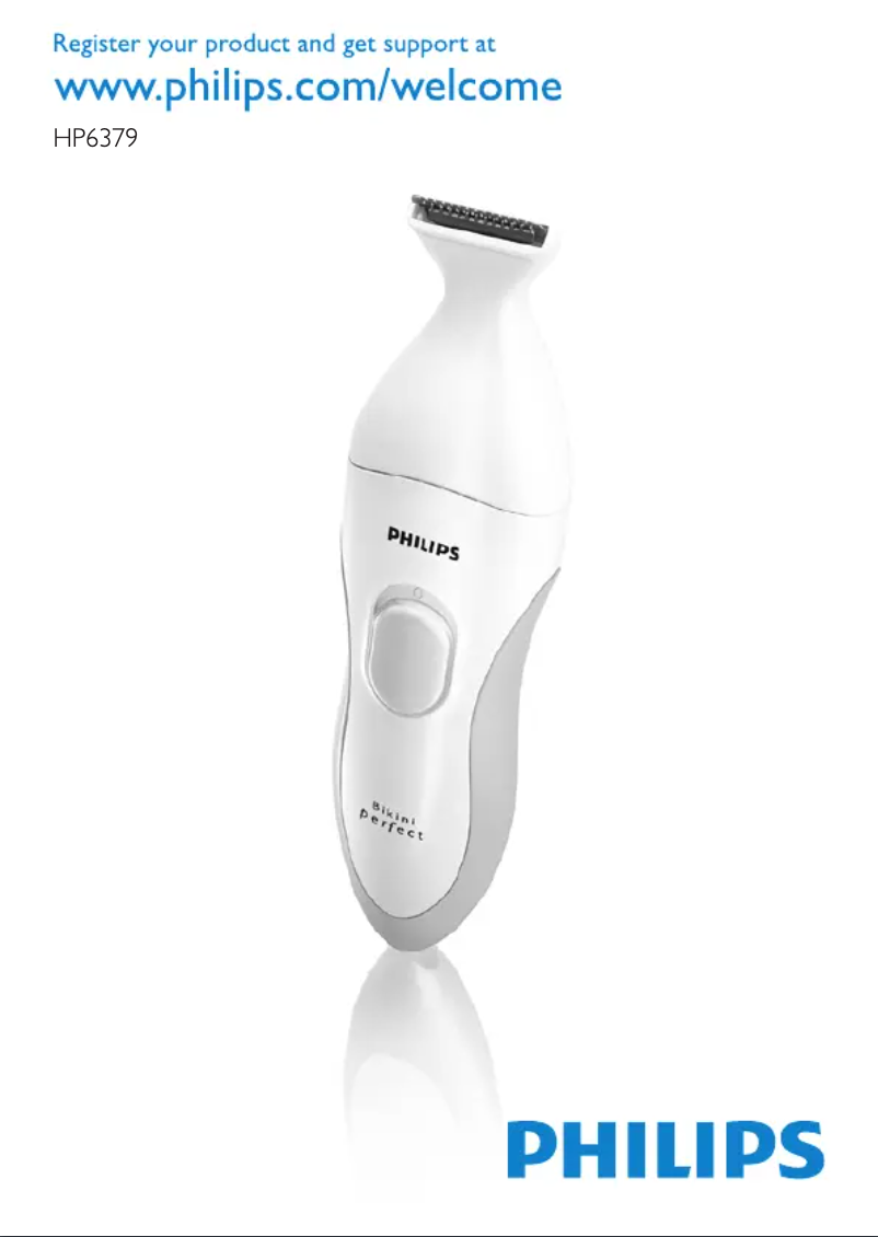 Page 1 de la notice Manuel utilisateur Philips Body Perfect HP6379