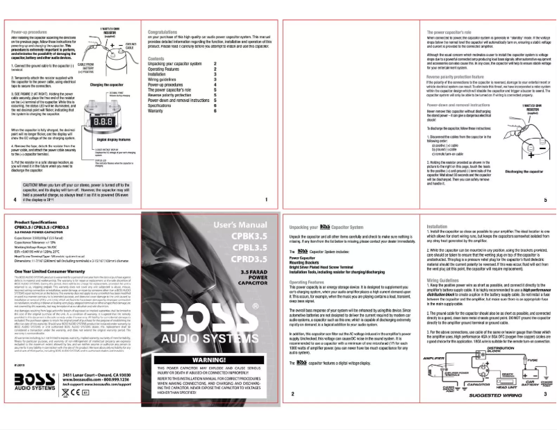 First page image of the manual for CPRD3.5