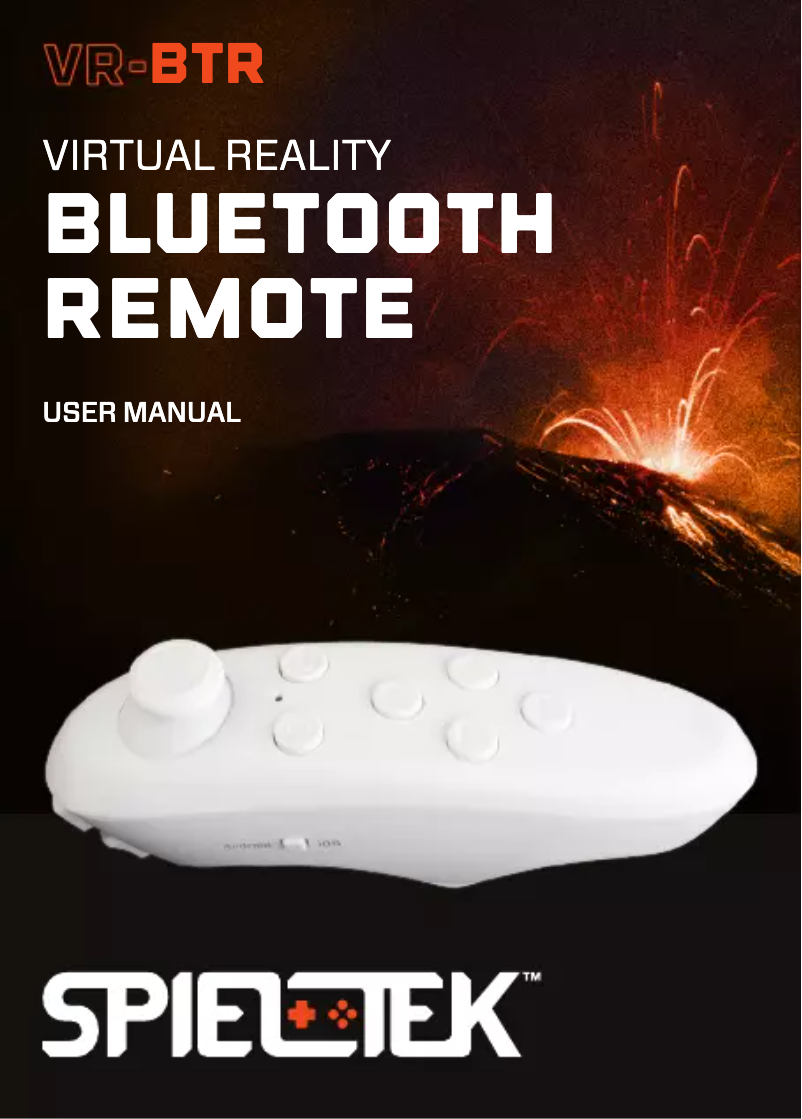 Page 1 de la notice Manuel utilisateur Spieltek VR-BTR