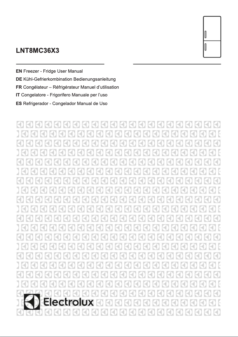 Page n°1 - Manuel utilisateur Electrolux LNT8MC36X3