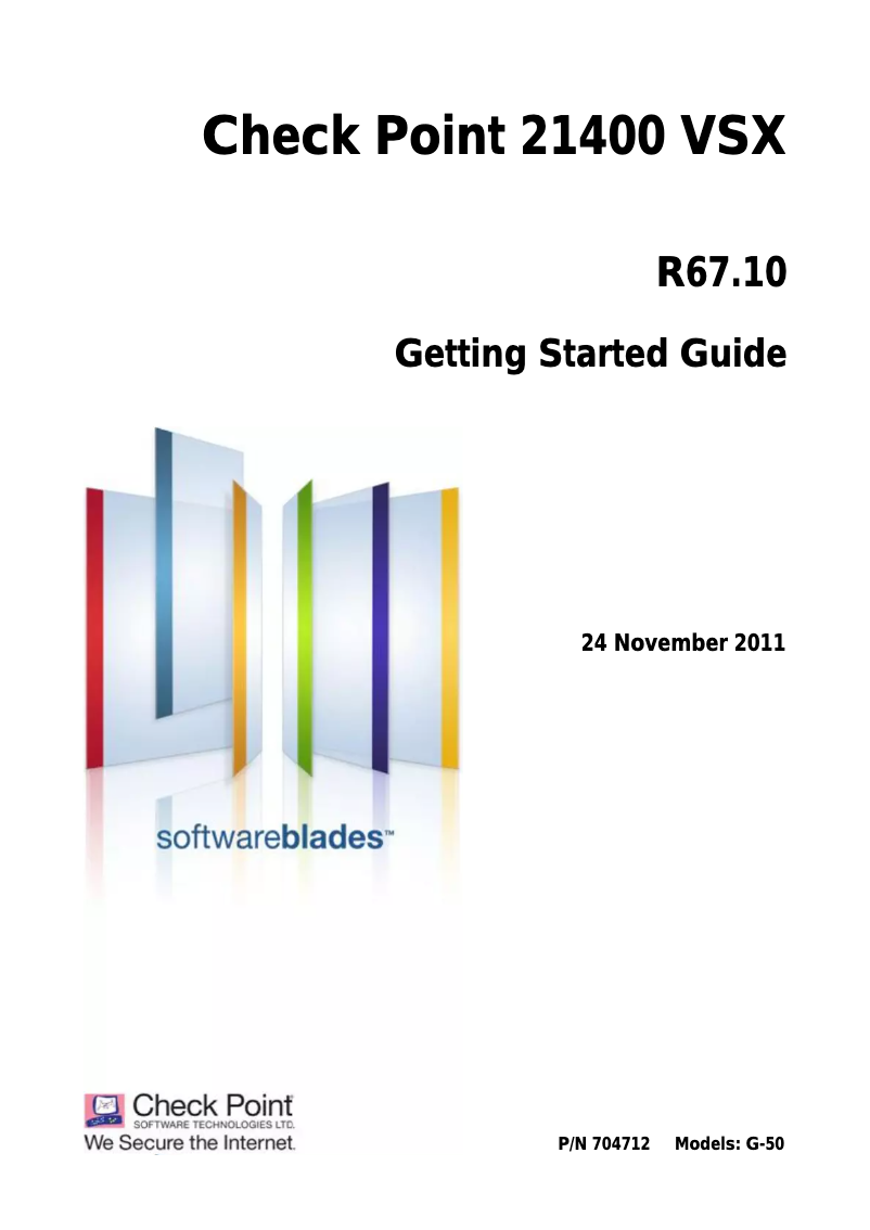 Page n°1 - Manuel utilisateur Check Point VSX 21400
