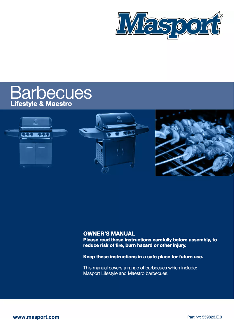 Página 1 del manual Manual de usuario Masport Maestro