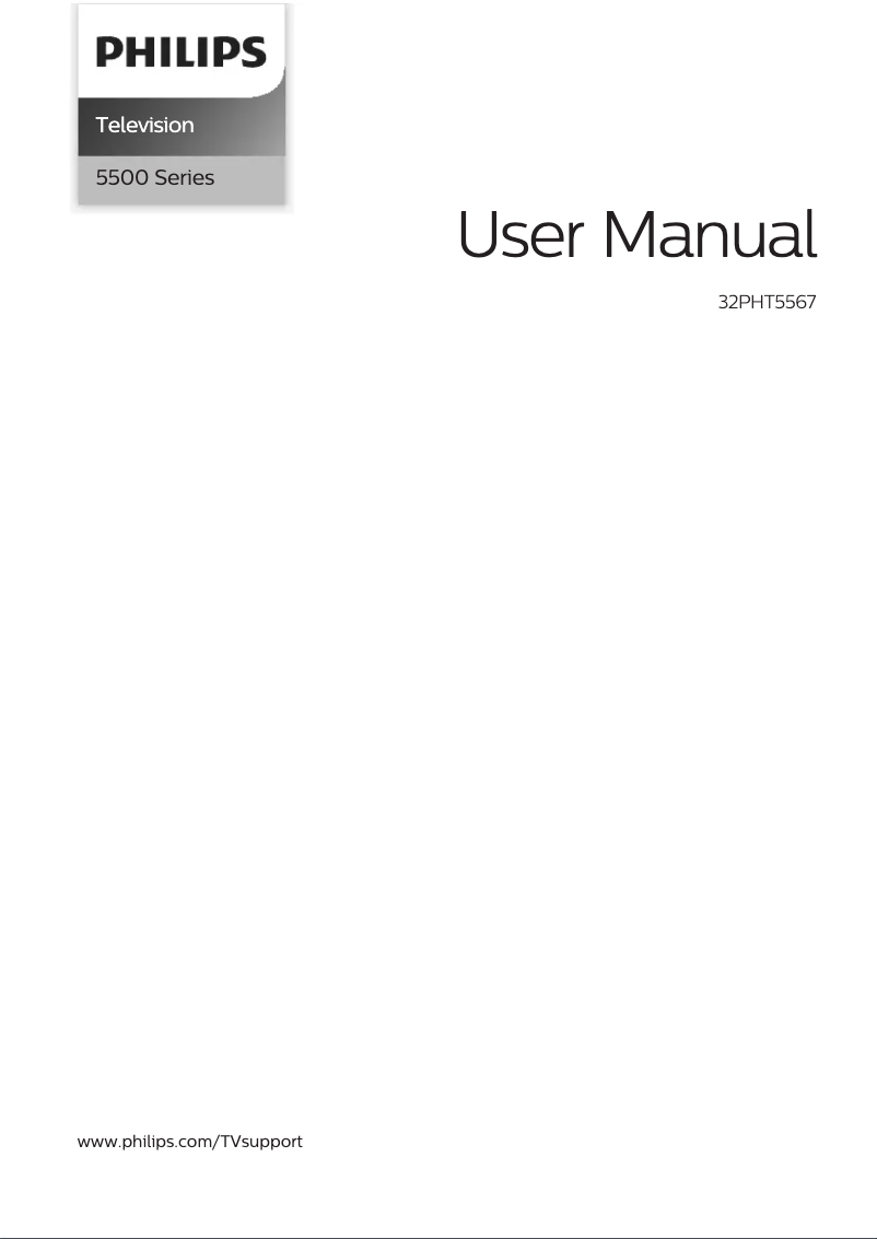 Page n°1 - Manuel utilisateur Philips 32PHT5567