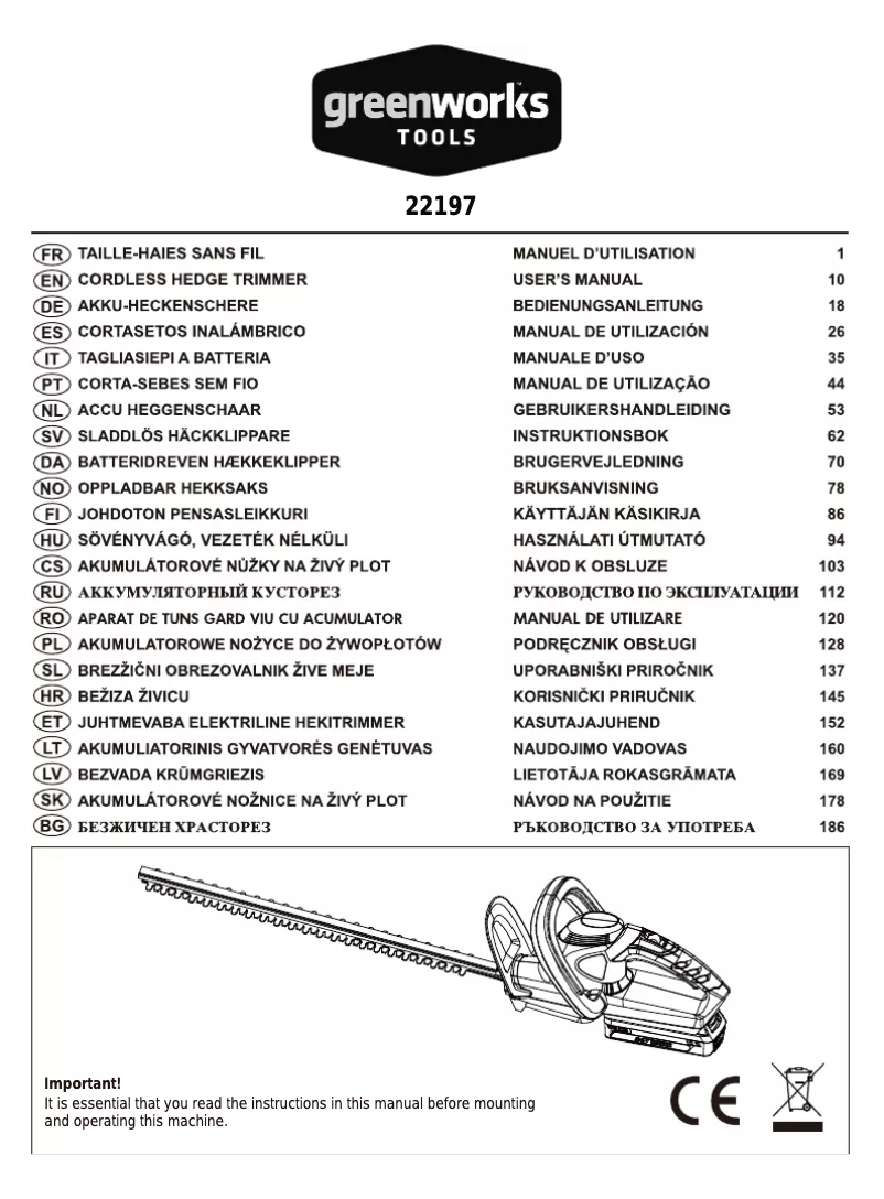 Imagen de la primera página del manual del dispositivo 22197
