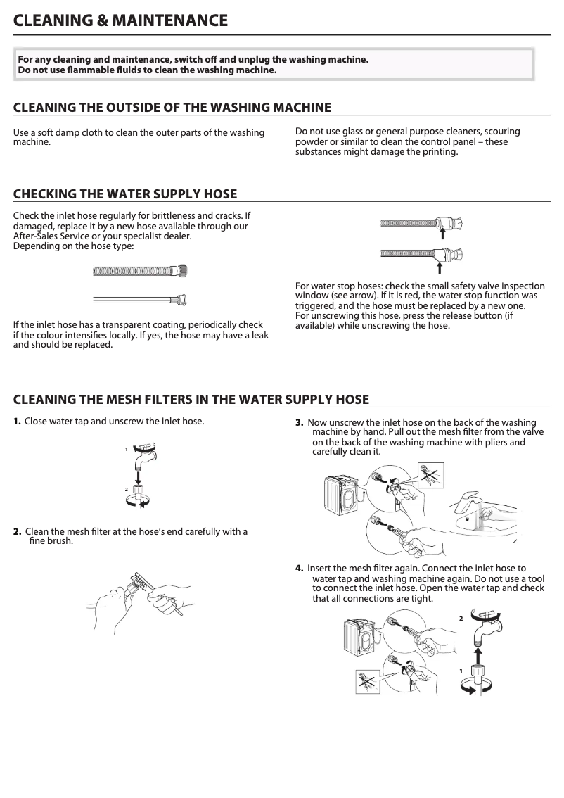 Page 1 de la notice Guide d'installation Whirlpool FFD 9469 CV GCC