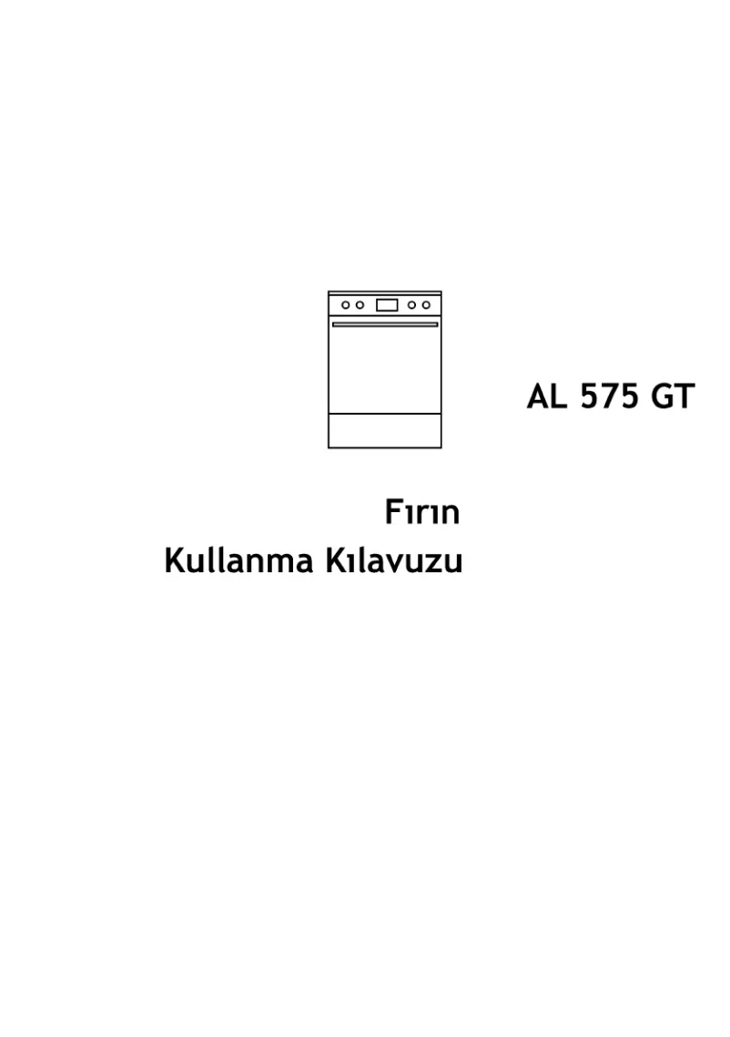 Page n°1 - Manuel utilisateur Altus AL 575 GT