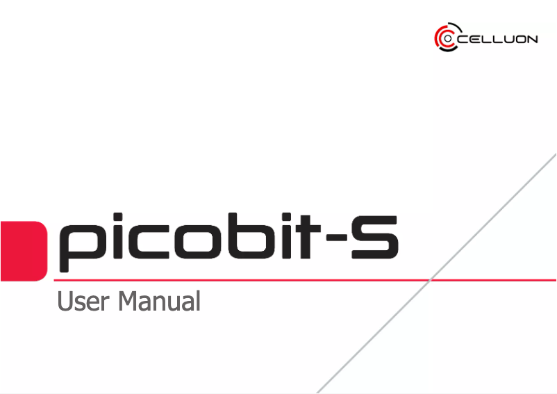 Image de la première page du manuel de l'appareil Picobit-S