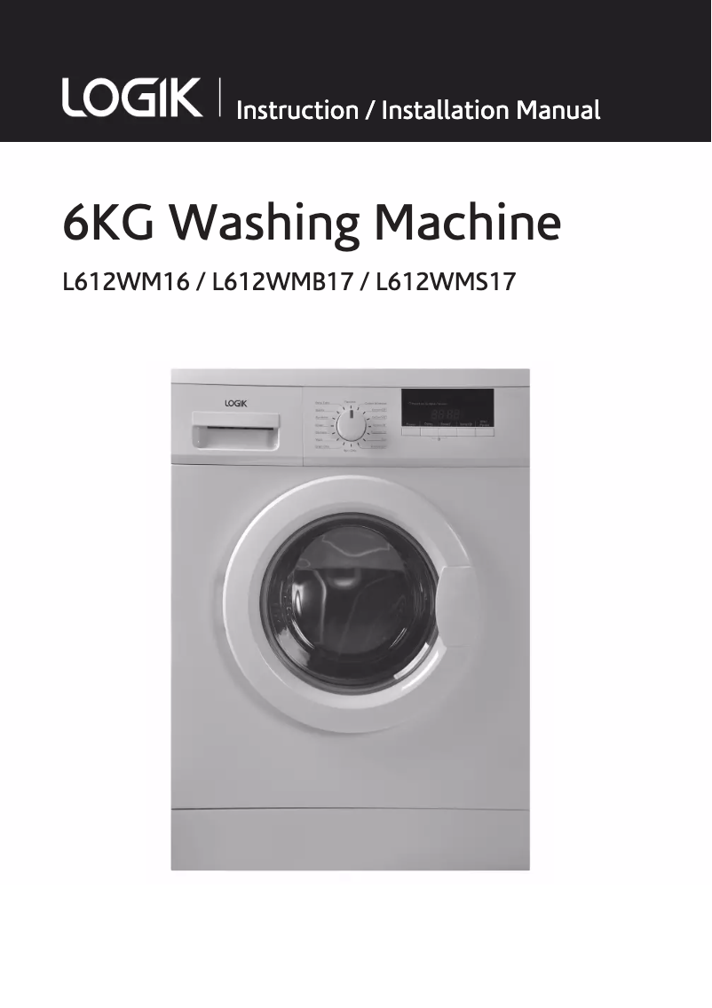 Image de la première page du manuel de l'appareil L612WMB17