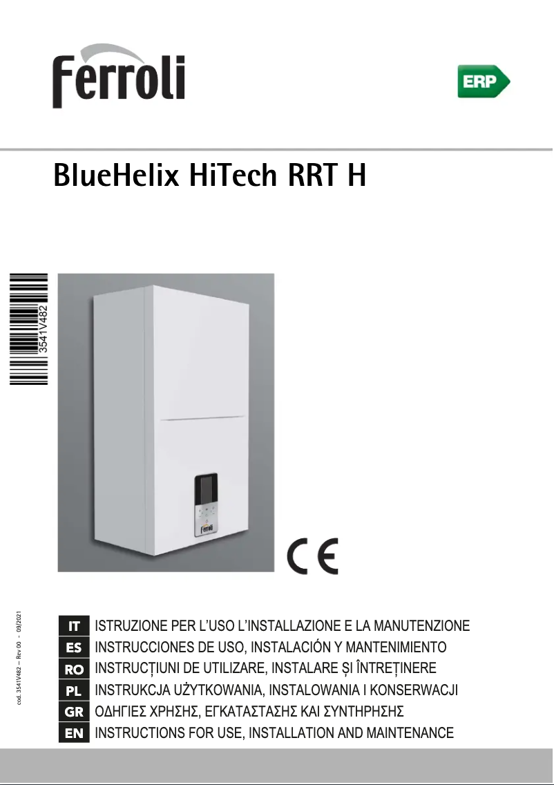 Page n°1 - Manuel utilisateur Ferroli BlueHelix HiTech RRT H