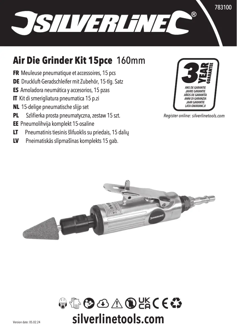 Image de la première page du manuel de l'appareil 783100