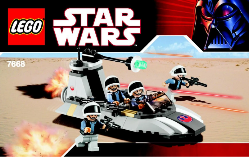 Page 1 de la notice Manuel utilisateur Lego Star Wars 7668