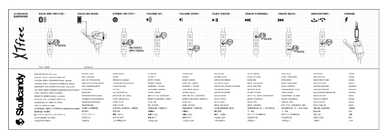 Page n°1 - Manuel utilisateur Skullcandy XTfree