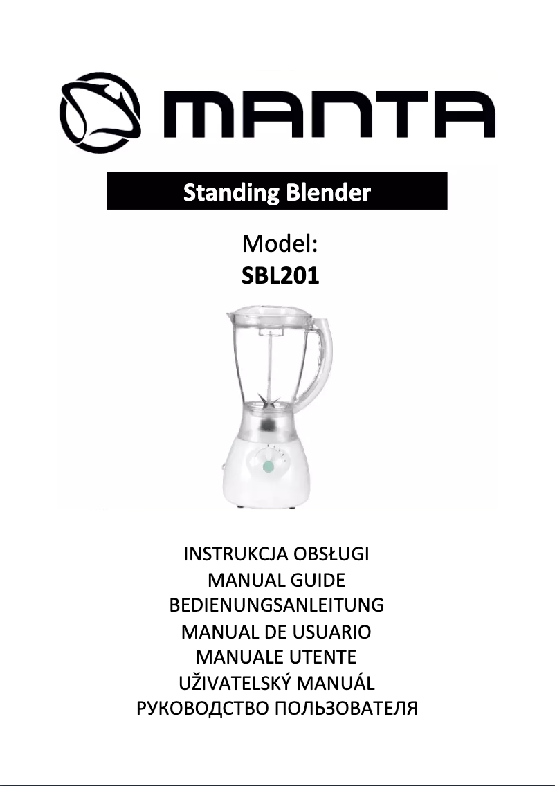 Page 1 de la notice Manuel utilisateur Manta SBL201