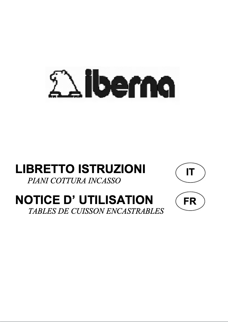 Page 1 de la notice Manuel utilisateur Iberna PI 361/6 N