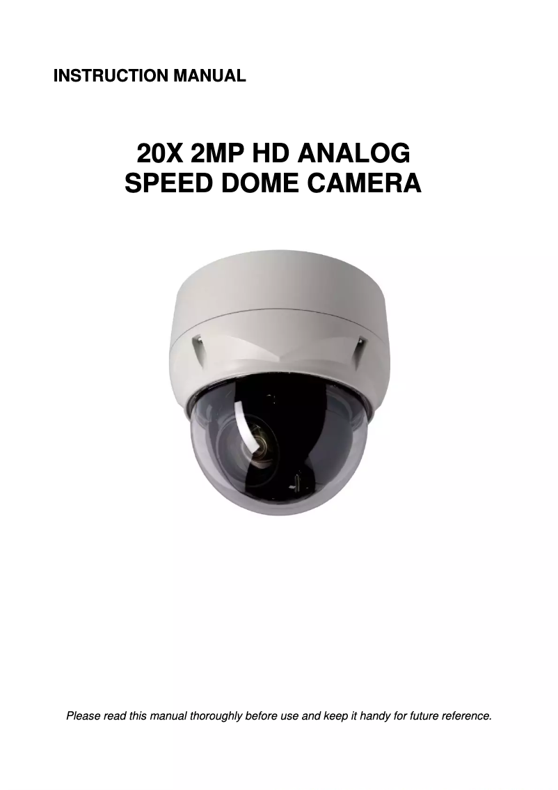 Image de la première page du manuel de l'appareil CDT2H22MT