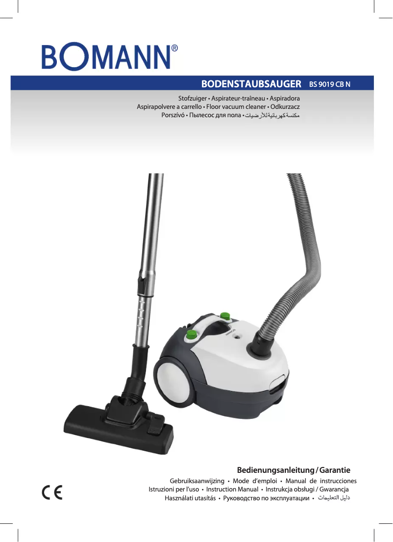 Image de la première page du manuel de l'appareil BS 9019 CB N