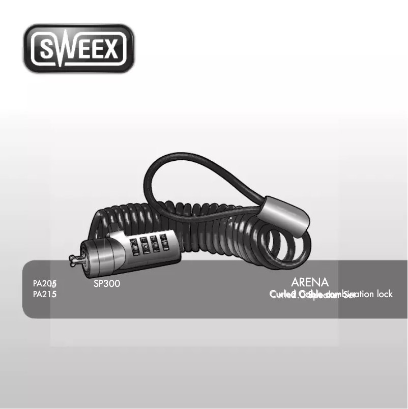 Page 1 de la notice Manuel utilisateur Sweex PA215