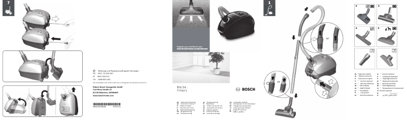 Image de la première page du manuel de l'appareil Cosyy'y BGLS42035