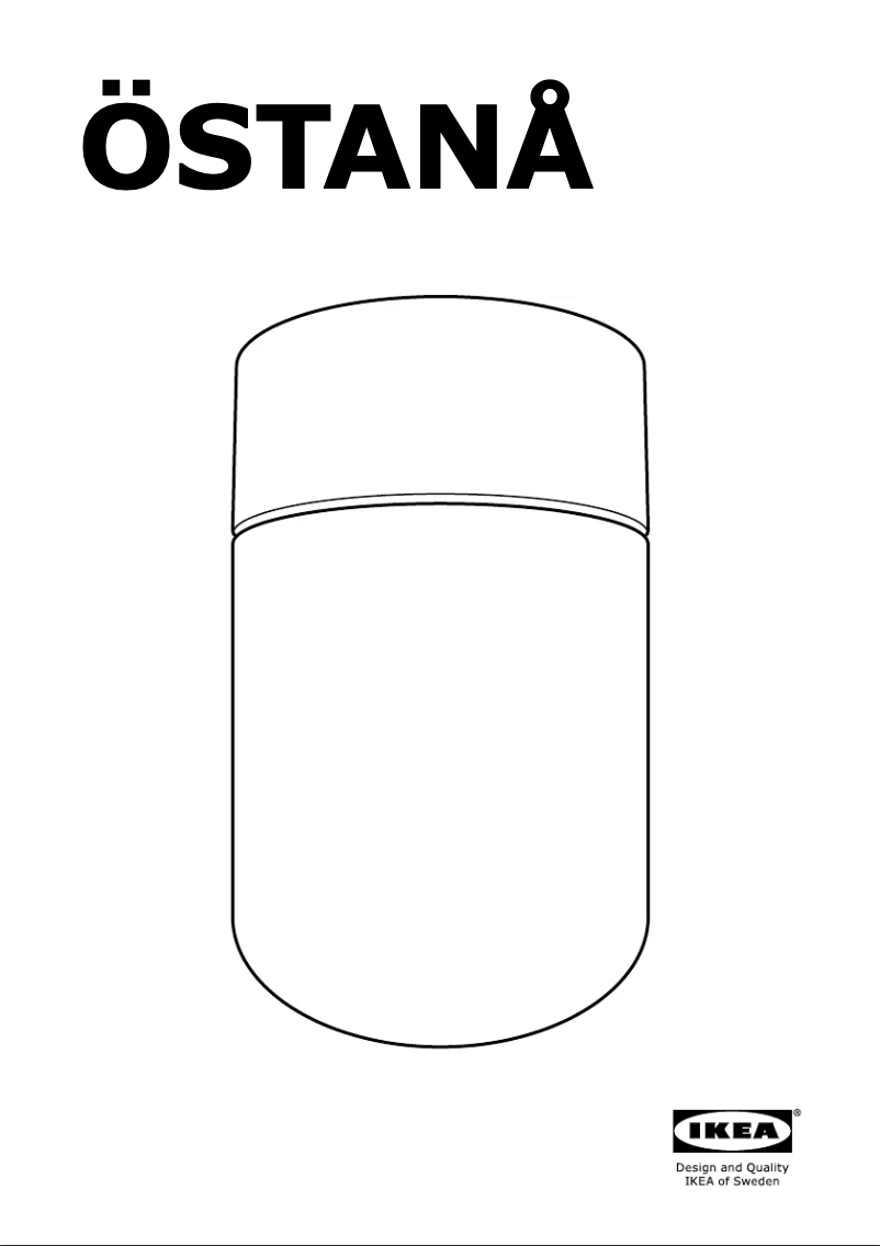 Image de la première page du manuel de l'appareil OSTANA