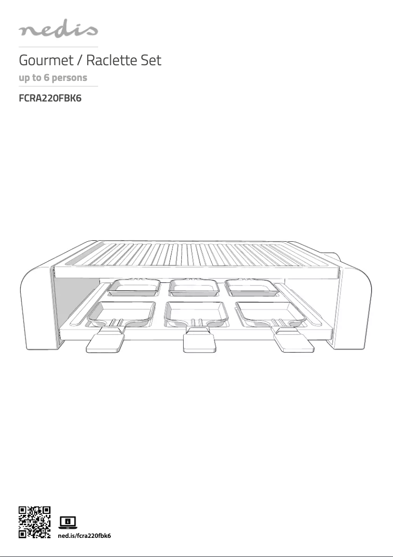 Page n°1 - Manuel utilisateur Nedis FCRA220FBK6