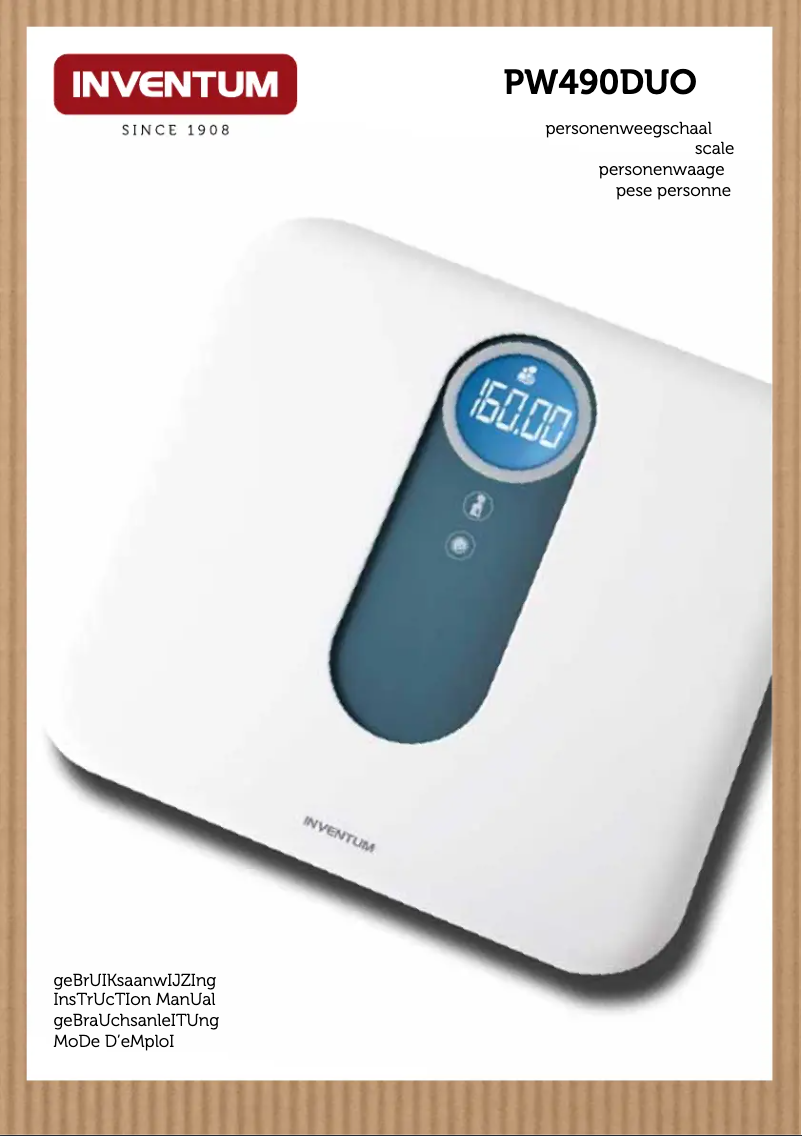 Image de la première page du manuel de l'appareil PW490DUO