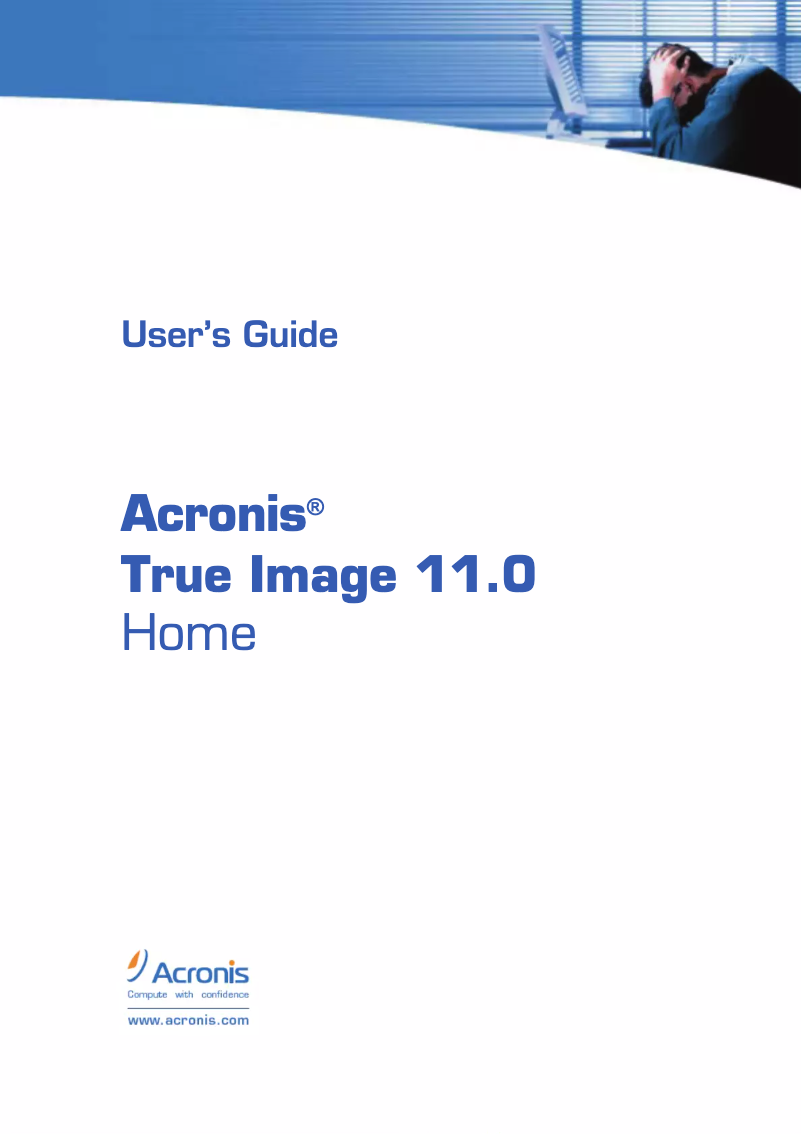 Page n°1 - Manuel utilisateur Acronis True Image Home 11.0