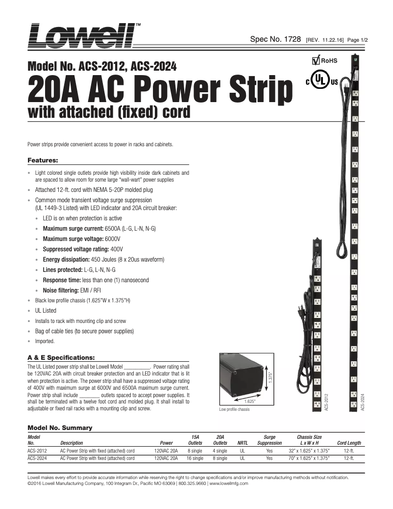 Image de la première page du manuel de l'appareil ACS-2024