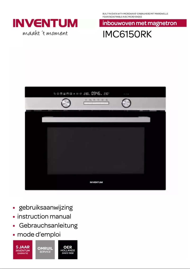 Image de la première page du manuel de l'appareil IMC6150RK