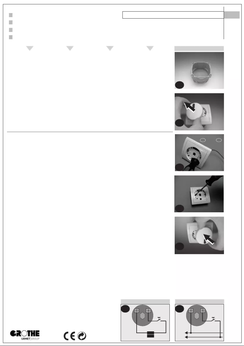 Page 1 de la notice Manuel utilisateur Grothe SG 851 230V AC