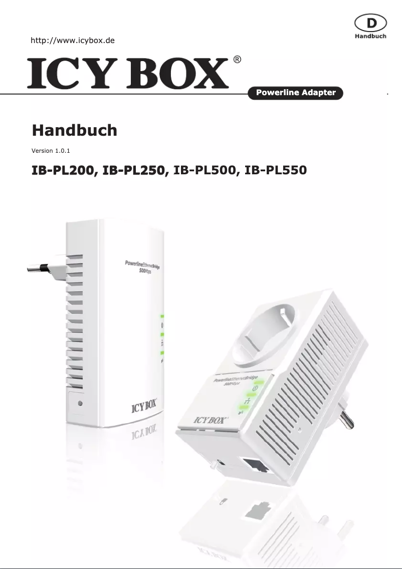 Página 1 del manual Manual de usuario Icy Box ICE DOX