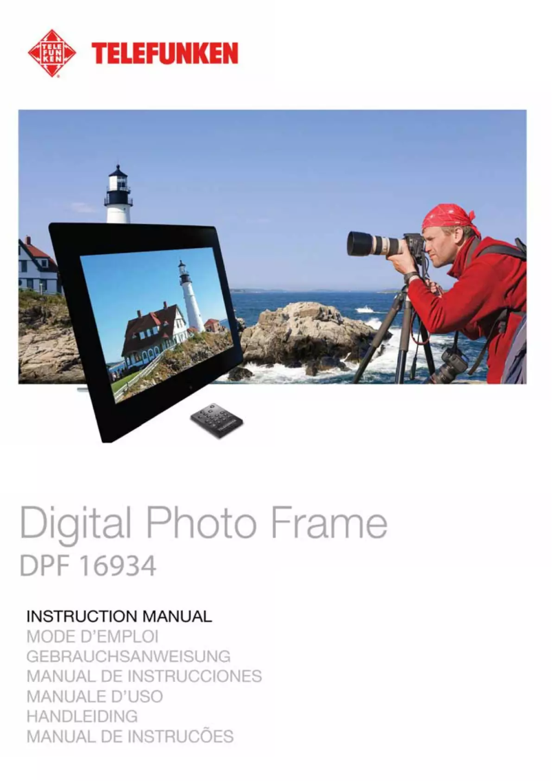 Página 1 del manual Manual de usuario Telefunken DPF 16934
