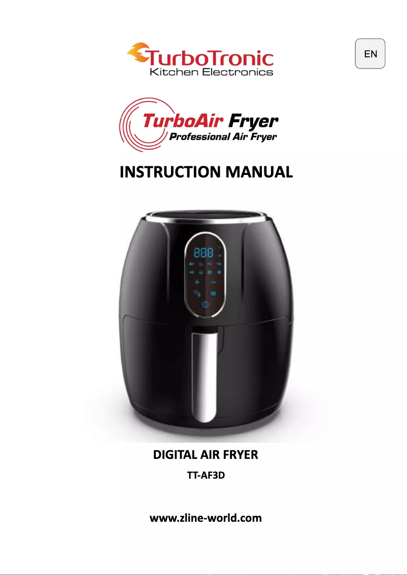 Page n°1 - Manuel utilisateur TurboTronic TurboAir TT-AF3D