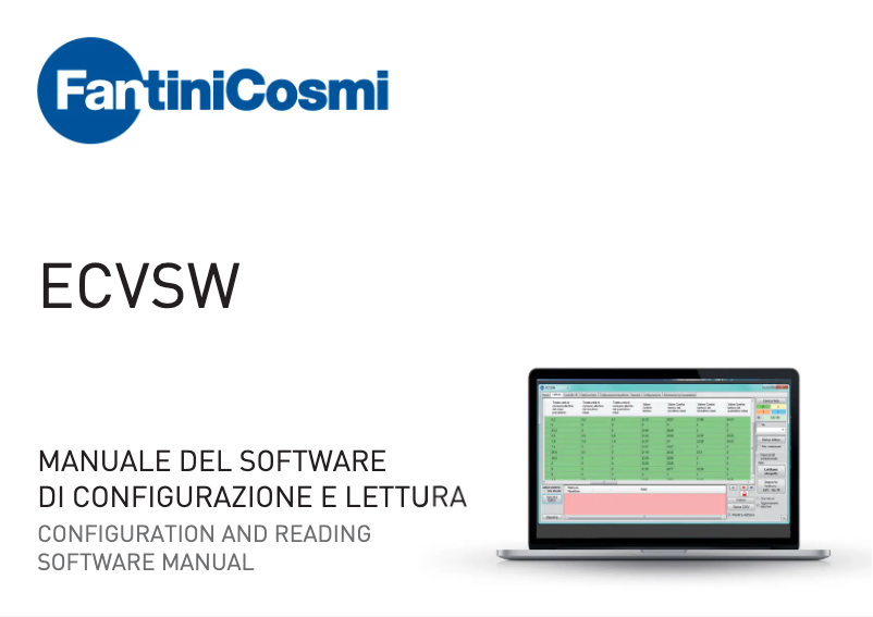 Page 1 de la notice Manuel utilisateur Fantini Cosmi ECVRB