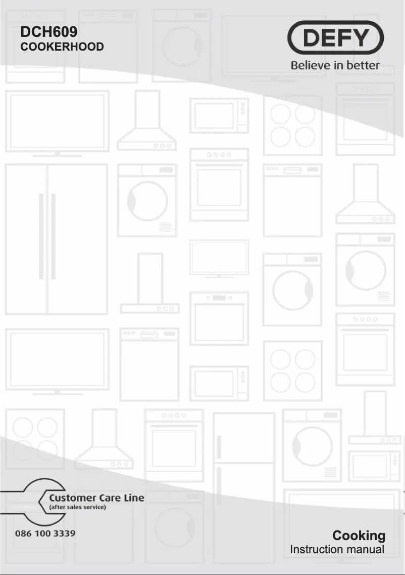 Page 1 de la notice Manuel utilisateur Defy DHC609