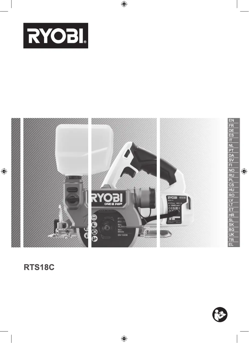 Page 1 de la notice Manuel utilisateur RYOBI RTS18C